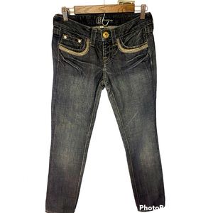 BEBE Straight Bling Jeans size 28